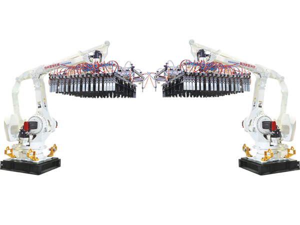 工業(yè)機(jī)器人自動切碼翻系統(tǒng). 工業(yè)機(jī)器人自動切碼翻系統(tǒng).